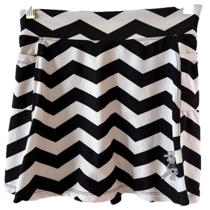 Running Skirts Chevron Stripe Skort Sz small